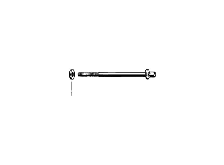Tama MS-666SHP Square Head Bolt (2 stk) 